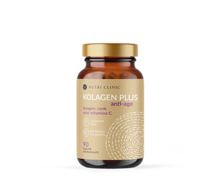 Kolagén plus anti-age kapsuly s kolagénom, zinkom a vitamínom C Nutri Clinic 90 kapsúl