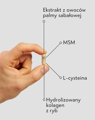 Tabletky proti vypadávaniu vlasov pre mužov pri plešatosti Hairvity Men Halier 60 kapsúl