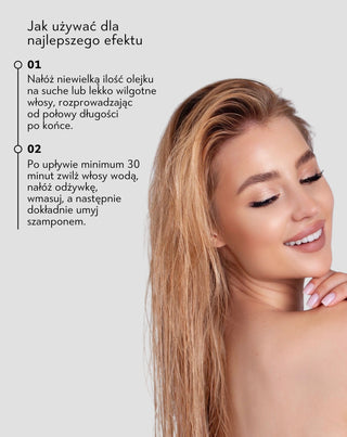 Olej na vlasy s komplexom 10 vyživujúcich olejov Oiltense 50 ml Halier