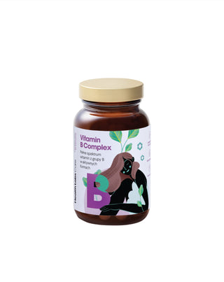 Bezlepkový a bezlaktózový komplex vitamínov B Health Labs Care 60 kapsúl