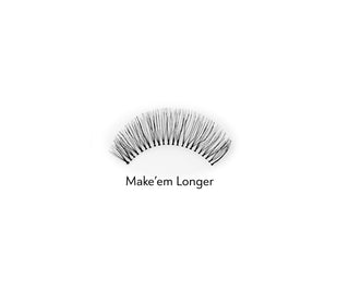 Sztuczne rzęsy 2d do wielokrotnego stosowania dające naturalny efekt Make'em Longer Bamm!Lashes - 4