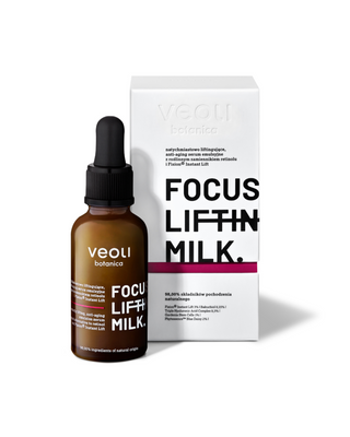 Liftingujące serum anti-aging emulsyjne z bakuchiolem Focus lifting milk Veoli Botanica - 1