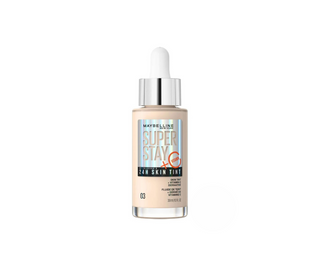 Długotrwały podkład rozświetlający z witaminą C Super Stay Skin Tint 03 Maybelline - 1