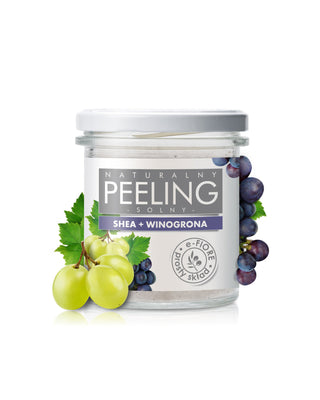 Naturalny winogronowy peeling solny z masłem shea olejem kokosowym i wit. E E-Fiore - 1