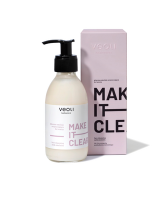 Naturalna emulsja do oczyszczania twarzy Make it clear Veoli Botanica - 1