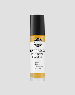 Lekki olejek pod oczy anti-aging ze świetlikiem i olejem ogórecznika Espresso BIOUP - 1