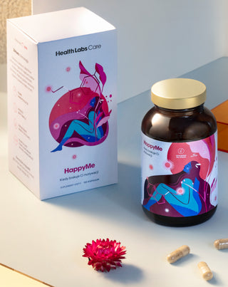 Suplement poprawiający samopoczucie HappyMe Health Labs Care 120 kapsułek - 2