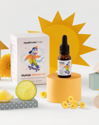 Wegańska witamina D w kroplach dla dzieci MyKids Vitamin D3 Health Labs Care - 2