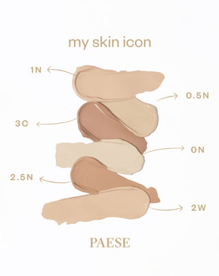 Podkład do twarzy matujący 2,5N nude beige My Skin Icon Paese - 3