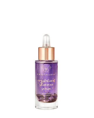 Serum do twarzy z ametystem i bakuchiolem - Amethyst shimmer serum Crystallove - 3