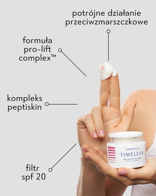 Krem z filtrem SPF 20 na dzień o potrójnym działaniu przeciwzmarszczkowym Timeless Orphica_4 - 5
