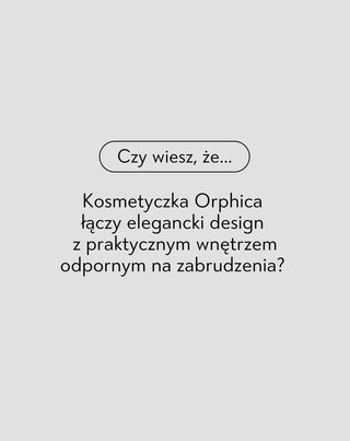 Elegancka kosmetyczka damska skórzana na kosmetyki Orphica_1 - 2