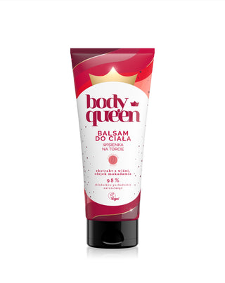 Ujędrniający balsam do ciała zmniejszający cellulit Wisienka na torcie Body Queen - 1