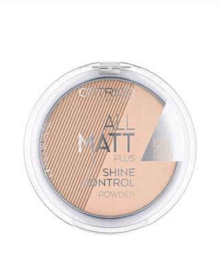 Puder matujący All Matt Plus Shine Control kolor Warm Beige 030 Catrice - 1