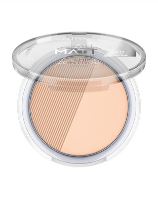 Puder matujący All Matt Plus Shine Control Powder 010 w kolorze Transparent Catrice - 2