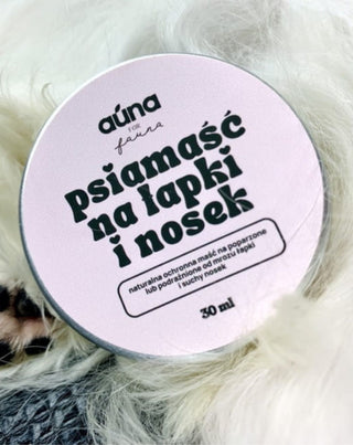 Psiamaść naturalna ochronna na łapki i suchy nosek Auna For Fauna 30 ml - 2